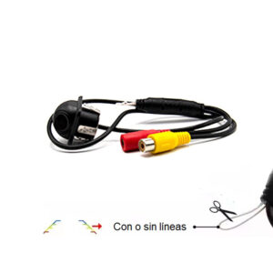 Cámara universal dual empotrable AHD 720P 1080P CVBS trasera/frontal