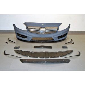 PARAGOLPES DELANTERO MERCEDES W176 2013 A45 LOOK AMG PARRILLA