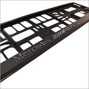 PORTAMATRICULA MERCEDES AMG CROMO