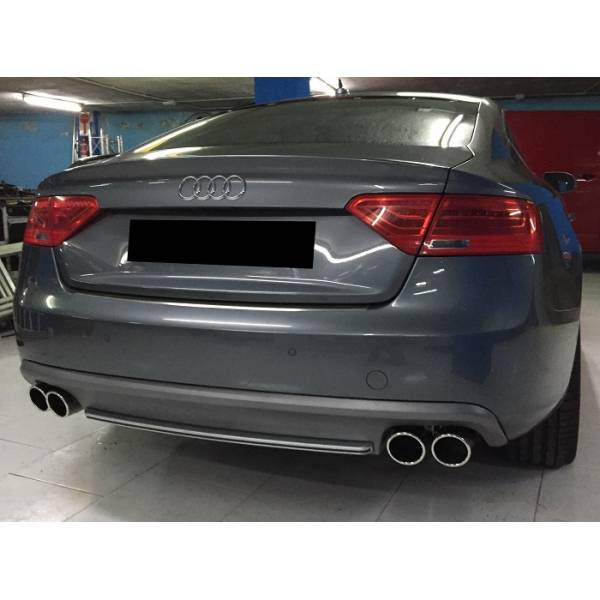 Difusor Trasero Audi A5 Sportback 2012-2015 Look S-Line ABS - Imagen 2