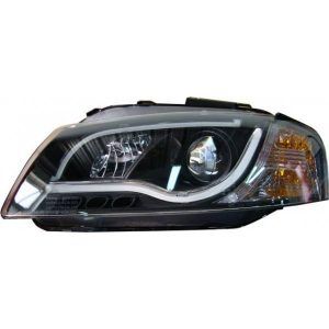 FAROS DELANTEROS AUDI A3 LUZ DIA LTI 03-08 BLACK
