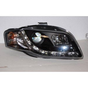 FAROS DELANTEROS LUZ DE DIA AUDI A4 '05-08 BLACK