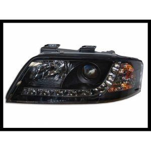 FAROS DELANTEROS LUZ DE DIA AUDI A6 '99-00 BLACK