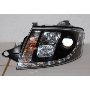 FAROS DELANTEROS LUZ DIA REAL AUDITT 99-05 BLACK 10PINS H7-H1