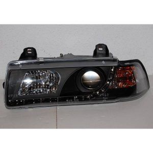 FAROS DELANTEROS LUZ DE DIA BMW E36 '92 4P. BLACK