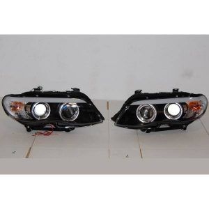 FAROS DELANTEROS LUZ DE DIA BMW X5 E53 '03-'06 BLACK