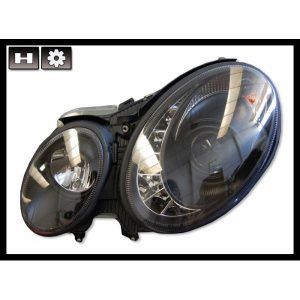 FAROS DELANTEROS LUZ DE DIA MERCEDES W211 02-06 BLACK H7-H7