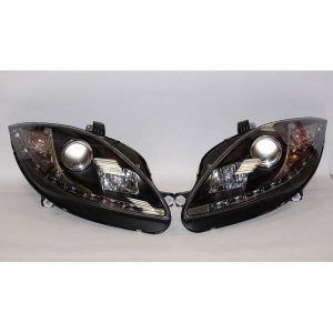 FAROS DELANTEROS LUZ DIA SEAT LEON 2009-2012 BLACK