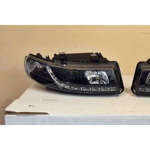 FAROS DELANTEROS LUZ DE DIA SEAT LEON-TOLEDO '99-04 BLACK