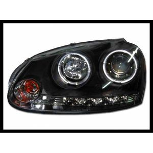 FAROS DELANTEROS LUZ DE DIA VOLKSWAGEN GOLF 5 BLACK ELECT.