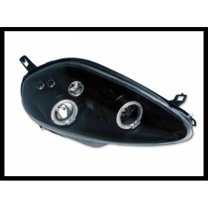 FAROS DELANTEROS OJOS DE ANGEL FIAT GRANDE PUNTO '05-07 BLACK.