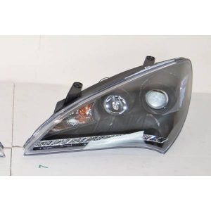 FAROS DELANTEROS HYUNDAI GENESIS 2P 08-11, BLACK, LUZ DE DIA