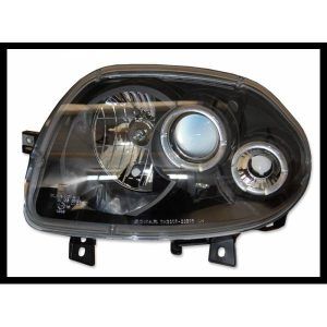 FAROS DELANTEROS OJOS DE ANGEL RENAULT CLIO II '98 BLACK MOD.II