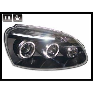 FAROS DELANTEROS OJOS DE ANGEL VOLKSWAGEN GOLF 5 BLACK