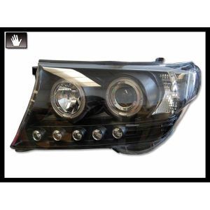 FAROS DELANTEROS TOYOTA LAND CRUISER F J200 08 BLACK H1-H1