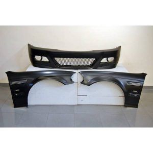 PARAGOLPES DELANTERO BMW E46 '98-02 4 PUERTAS TIPO M3 CON ALETAS