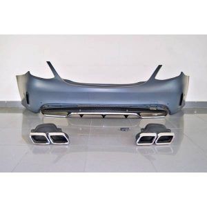 PARAGOLPES TRASERO MERCEDES W205 2014-2018 4P LOOK C63 COLAS ESCAPE