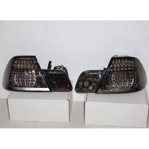 PILOTOS TRASEROS BMW E46 COUPE, '98 LED SMOKED.
