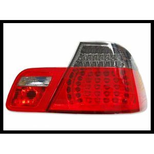 PILOTOS TRASEROS BMW E46 SEDAN '98-01 LED RED SMOKED