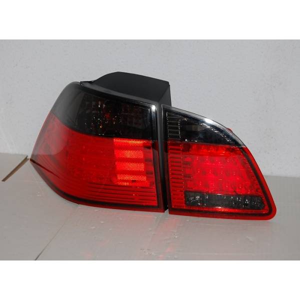 PILOTOS TRASEROS BMW E61 LED, RED/BLACK - Imagen 3