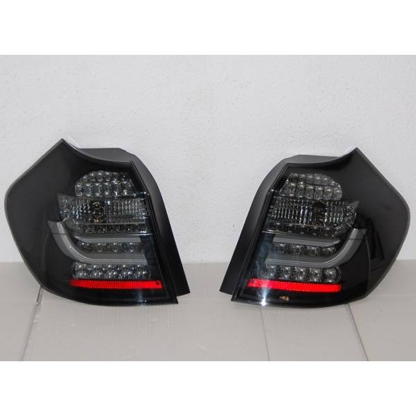 PILOTOS TRASEROS CARDNA BMW E87/E81 07-11 BLACK/SMOKED LIGHTBAR - Imagen 2