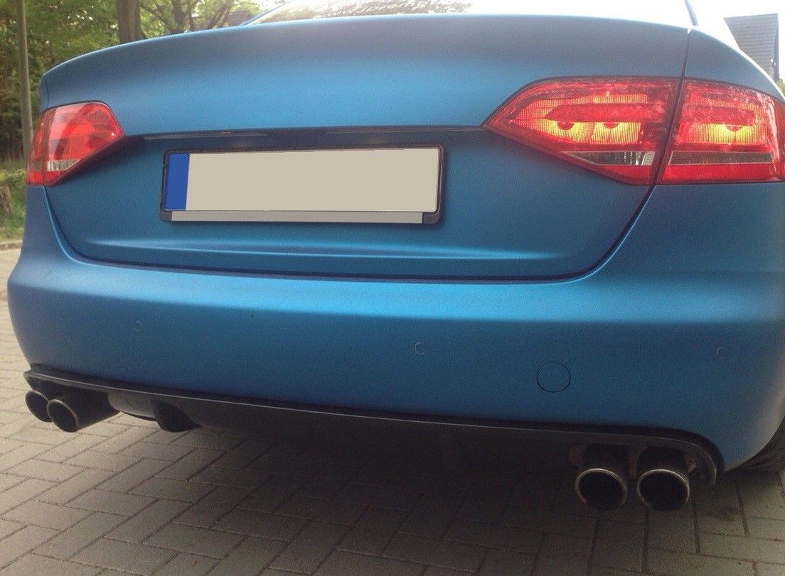 Difusor trasero Audi A4 B8 RS look - Imagen 4