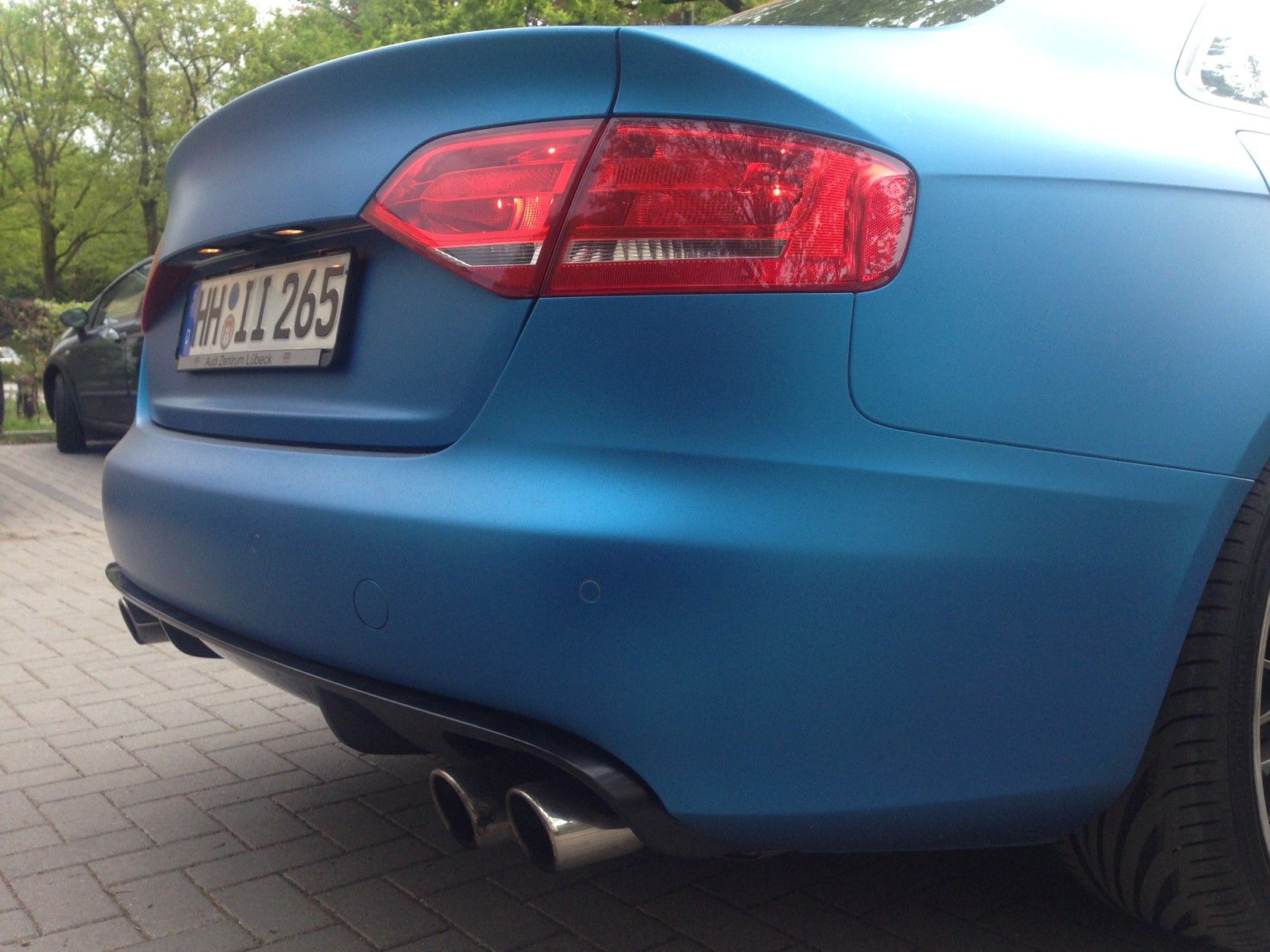 Difusor trasero Audi A4 B8 RS look - Imagen 7