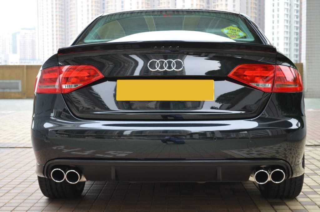 Difusor trasero Audi A4 B8 RS look