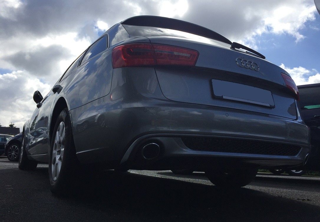Difusor trasero Sline look Audi A6 C7 - Imagen 6