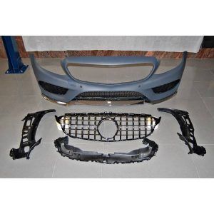 PARAGOLPES DELANTERO MERCEDES W205 2014-2018 2P / 4P / SW LOOK AMG C63