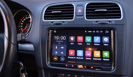 PANTALLA ANDROID VOLKSWAGEN BEETLE / CADDY / CC / EOS / GOLF 5 / GOLF 6 / JETTA / MULTIVAN 6 / PASSAT / POLO / SCIROCCO / SHARAN / TIGUAN / TOURAN / TRANSPORTER 6 / CARAVELLE 10 9" PULGADAS - Imagen 3