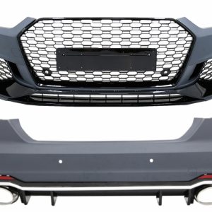 KIT DE CARROCERIA ADECUADO PARA AUDI A5 F5 SPORTBACK (2017-2019) QUATTRO RS5 DISEÑO CON FALDAS LATERALES