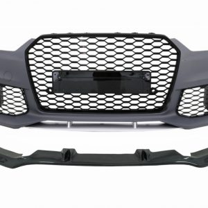 PARAGOLPES DELANTERO COMPLETO CON LABIO DE SPOILER ADD-ON ADECUADO PARA AUDI A6 C7 4G (2011-2015) RS6 DESIGN