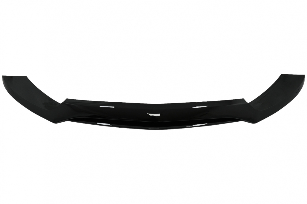 SPOILER DELANTERO ADECUADO PARA MERCEDES CLASE C W205 SEDAN S205 T-MODELL A205 CABRIOLET C205 COUPE (2014-2019) SPORT LINE PIANO BLACK - Imagen 2