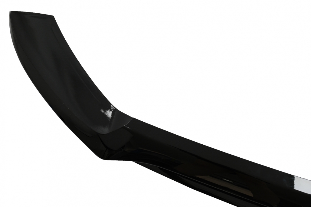 SPOILER DELANTERO ADECUADO PARA MERCEDES CLASE C W205 SEDAN S205 T-MODELL A205 CABRIOLET C205 COUPE (2014-2019) SPORT LINE PIANO BLACK - Imagen 3