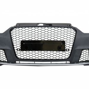 PARAGOLPES DELANTERO ADECUADO PARA AUDI A3 8V (2012-2015) SEDAN / SALÓN / CONVERTIBLE RS3 BRILLIANT BLACK DESIGN