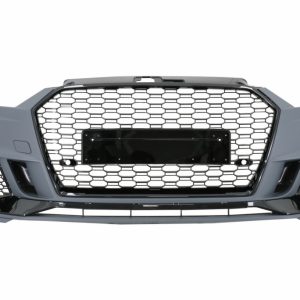PARAGOLPES DELANTERO ADECUADO PARA AUDI A3 8V FACELIFT (2016-2019) SEDAN CABRIO RS3 DESIGN BRILLIANT BLACK