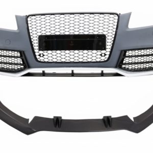 PARAGOLPES DELANTERO ADECUADO PARA AUDI A5 8T PRELISTA PREFERSIONES (2008-2011) CON PERSONA DE PAZO SPOILER LIPER RS5 DISEÑO DE CARBONO REAL