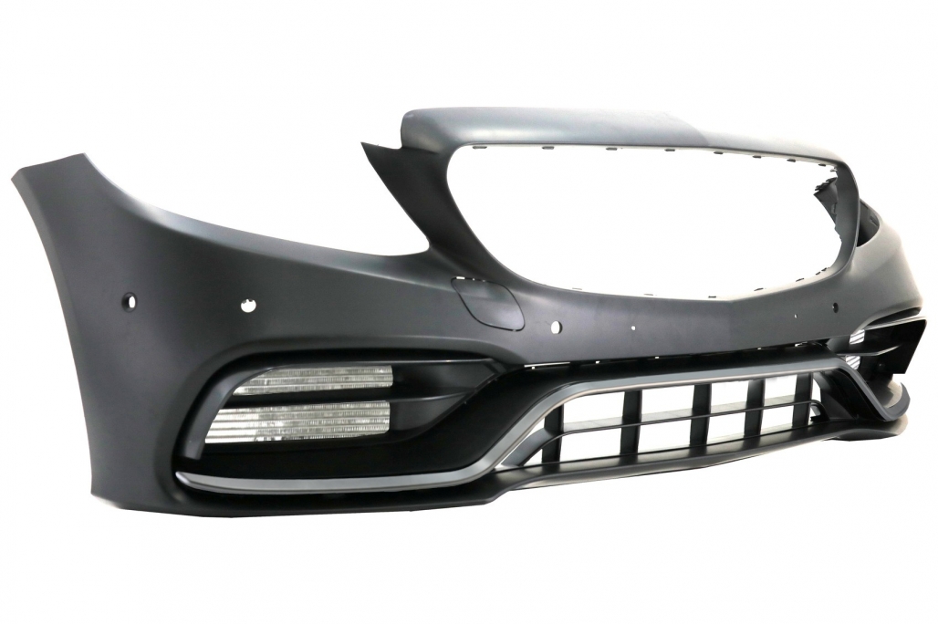 PARACHOQUES DELANTERO ADECUADO PARA MERCEDES CLASE C W205 S205 A205 C205 LIMOUSINE T-MODEL COUPE CABRIOLET (2014-2020) FACELIFT C63 DESIGN - Imagen 2