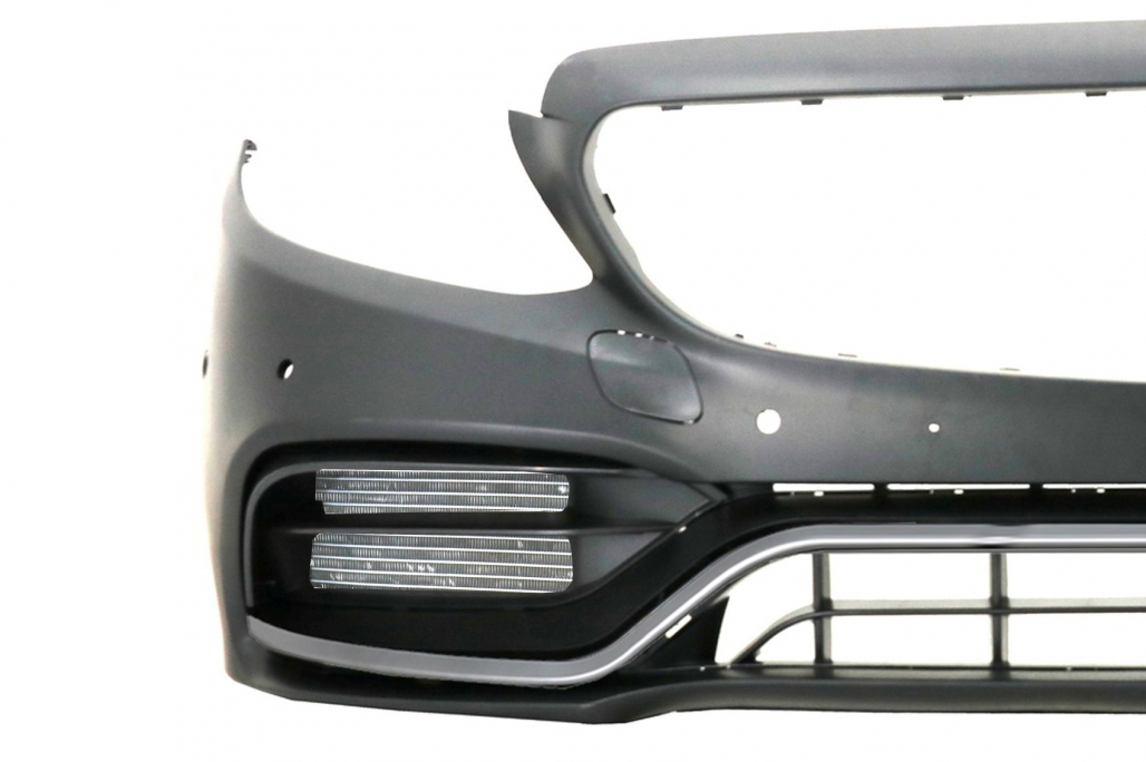 PARACHOQUES DELANTERO ADECUADO PARA MERCEDES CLASE C W205 S205 A205 C205 LIMOUSINE T-MODEL COUPE CABRIOLET (2014-2020) FACELIFT C63 DESIGN - Imagen 3