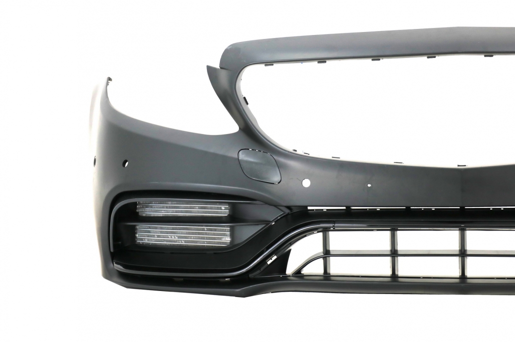 PARACHOQUES DELANTERO ADECUADO PARA MERCEDES CLASE C W205 S205 A205 C205 LIMOUSINE T-MODEL COUPE CABRIOLET (2014-2020) FACELIFT C63 DESIGN - Imagen 3