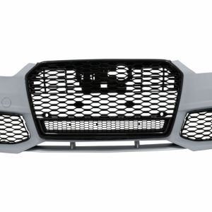 PARAGOLPES DELANTERO CON PARRILLA ADECUADO PARA AUDI A6 C7 4G FACELIFT (2015-2018) RS6 DESIGN