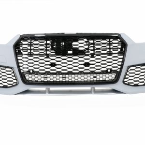 PARAGOLPES DELANTERO CON REJILLA ADECUADO PARA AUDI A7 4G FACELIFT (2015-2018) DISEÑO RS7