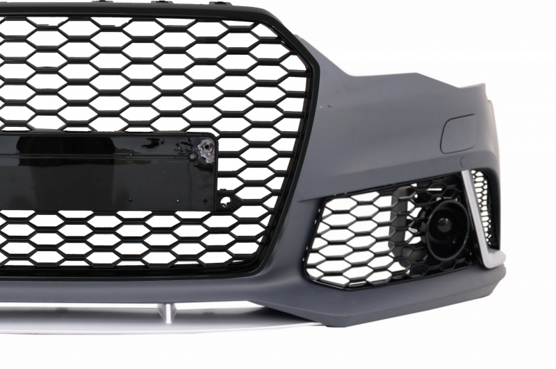 PARAGOLPES DELANTERO CON DIFUSOR DE PARAGOLPES TRASERO Y CONSEJOS DE ESCAPE ADECUADOS PARA AUDI A6 C7 4G FACELIFT (2011-2014) RS6 DESIGN - Imagen 3
