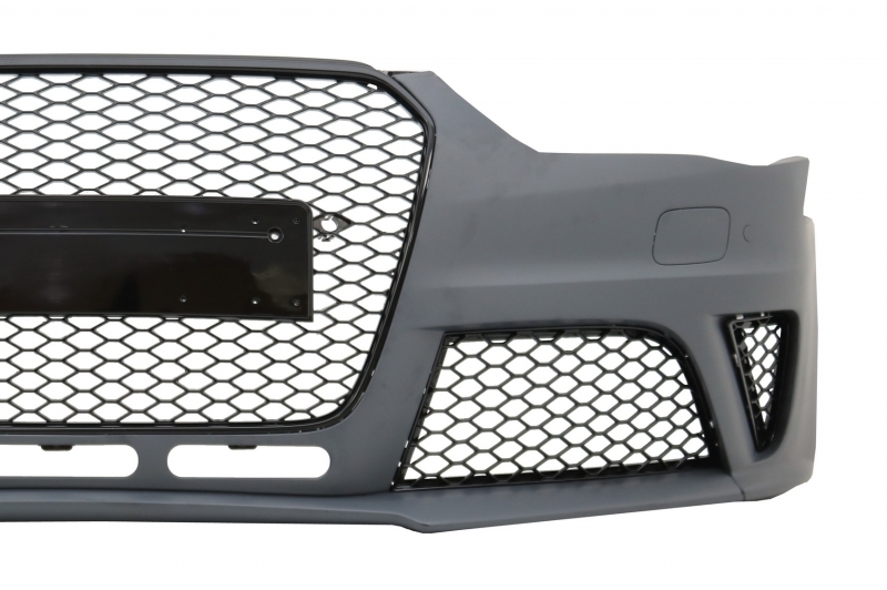 PARAGOLPES DELANTERO CON DIFUSOR TRASERO Y CONSEJOS PARA SILENCIADORES DE ESCAPE ADECUADOS PARA AUDI A4 B8 SEDAN FACELIFT (2012-2015) DISEÑO RS4 - Imagen 3