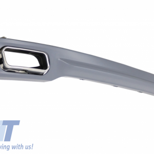PUNTAS DE SILENCIADOR DE ESCAPE DE DIFUSOR DE AIRE TRASERO ADECUADAS PARA BMW F01 7 SERIES (2008+) 730D 730I ESTÁNDAR