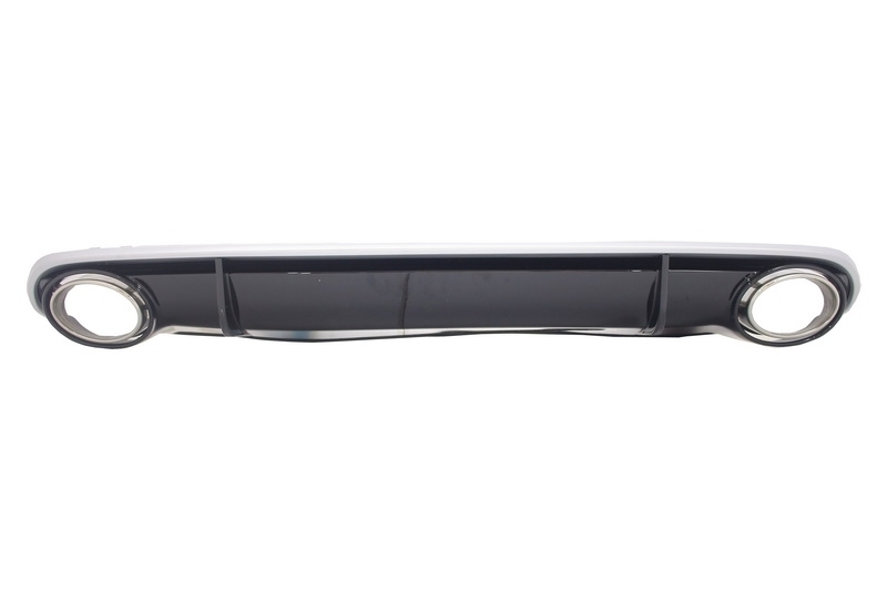 DIFUSOR TRASERO Y PUNTAS DE ESCAPE CON LA REJILLA CENTRAL Y LAS LUCES TRASERAS LED ADECUADAS PARA AUDI A4 B8 AVANT AVANT FACELIFT (2007-2011) - Imagen 2