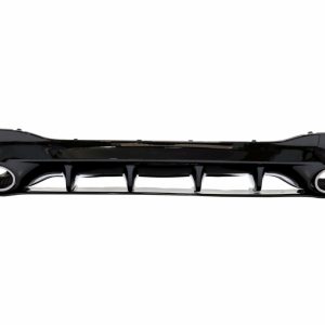 DIFUSOR TRASERO Y PUNTAS DE ESCAPE CROMADAS ADECUADAS PARA MERCEDES CLA X118 SHOOTING BRAKE C118 COUPE SPORT LINE (2019-UP) PAQUETE AERODINÁMICO DE DISEÑO CLA45S