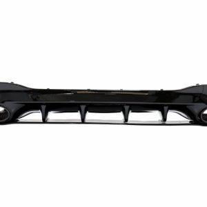 DIFUSOR TRASERO Y TERMINALES DE ESCAPE ADECUADOS PARA MERCEDES CLA X118 SHOOTING BRAKE C118 COUPE SPORT LINE (2019-UP) CLA45S DESIGN AERODYNAMIC NIGHT PACKAGE