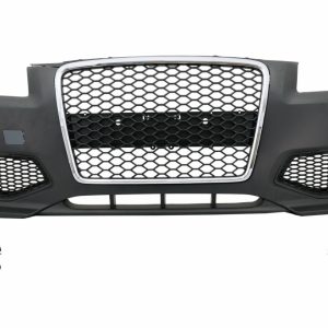 PARAGOLPES DELANTERO DEPORTIVO ADECUADO PARA AUDI A3 8P PRE FACELIFT HATCHBACK SPORTBACK 3D / 5D (06.2005-04.2008) CON LUCES DE NIEBLA